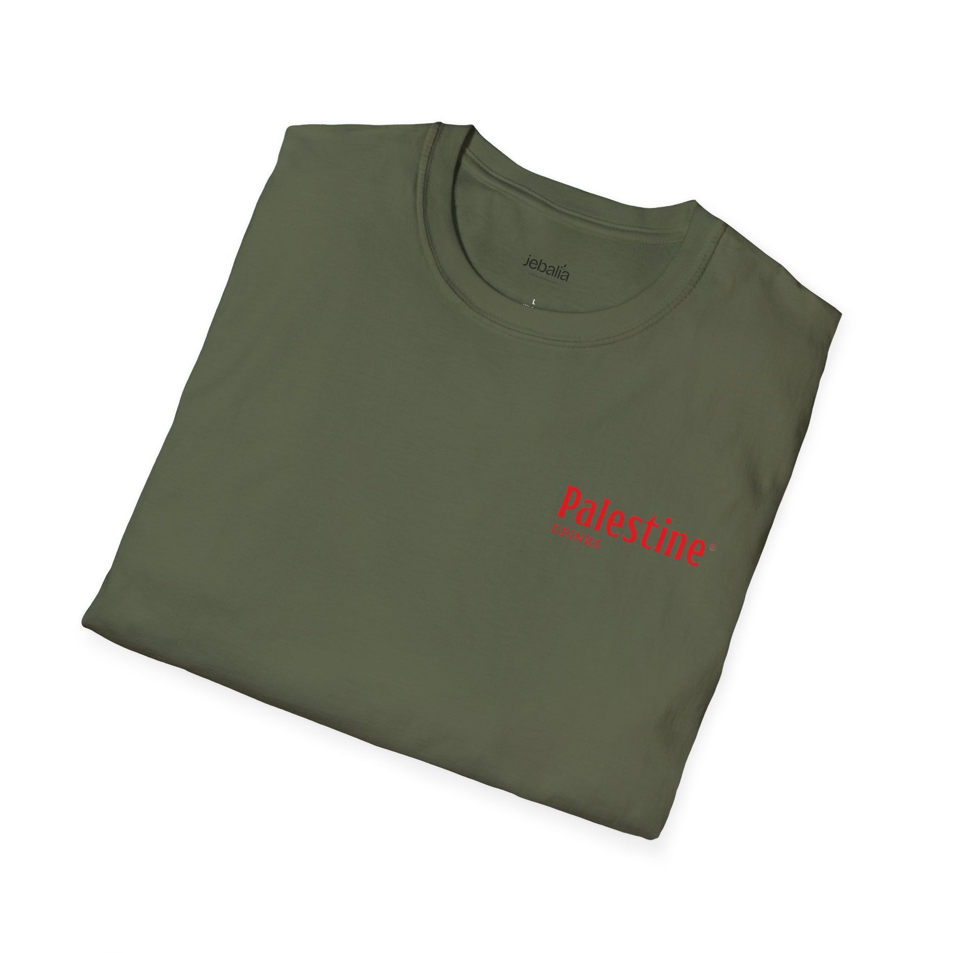 T-shirt Homme Palestine drinks - 100% coton