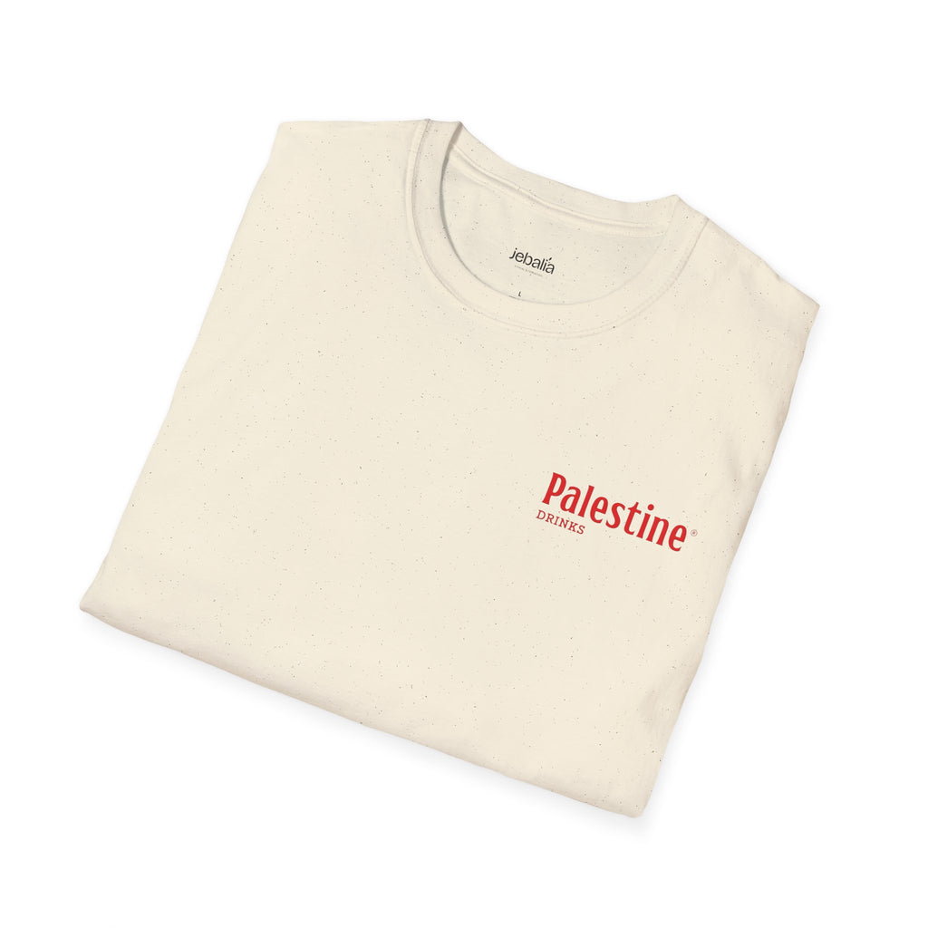 T-shirt Homme Palestine drinks - 100% coton