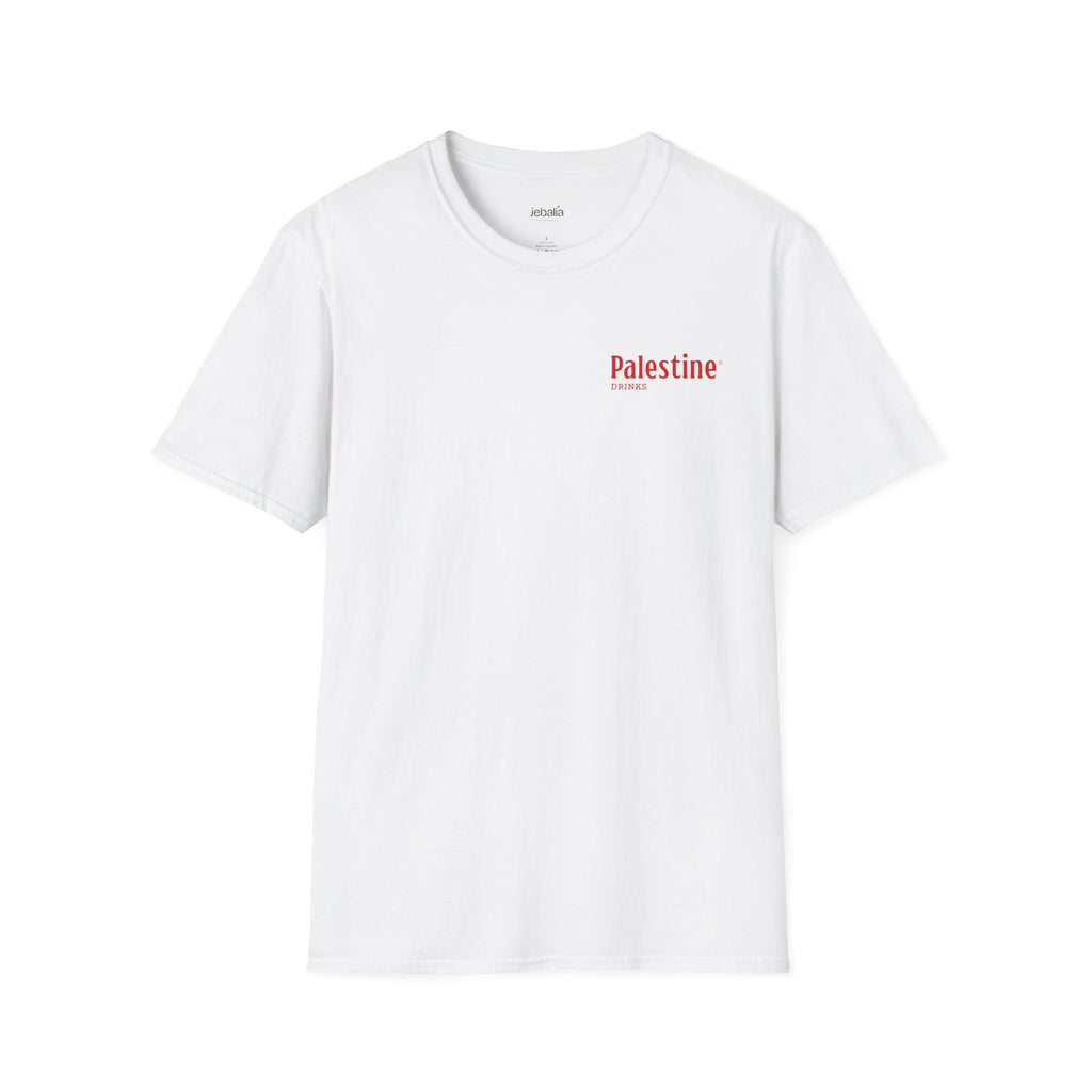 T-shirt Homme Palestine drinks - 100% coton