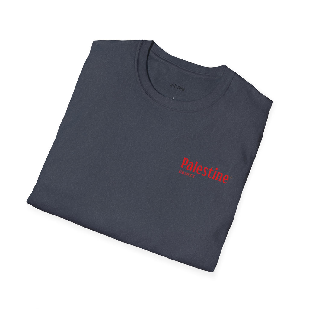 T-shirt Homme Palestine drinks - 100% coton