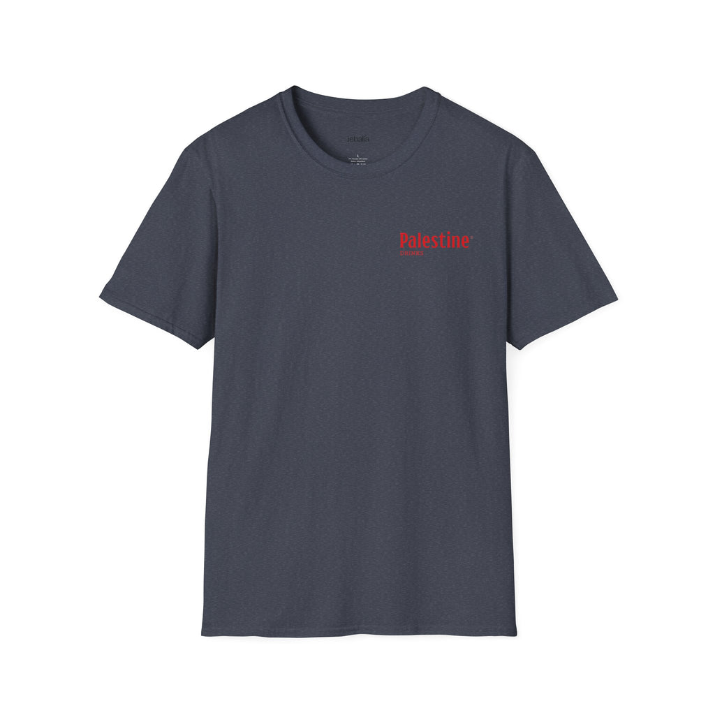 T-shirt Homme Palestine drinks - 100% coton